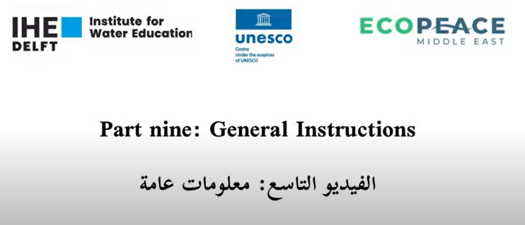 Water Desalination in the Jordan Valley EcoPeace Middle East